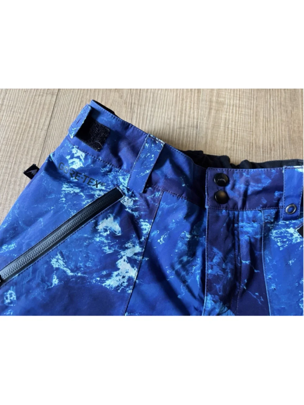 Burton Snow Pants Boys M Blue Gore-Tex Waterproof Relaxed Fit Insulated Skiing